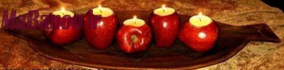آموزش شمع با میوه 